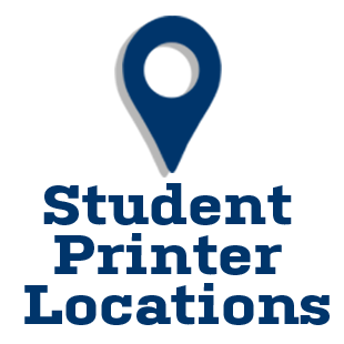 Student Printer Locations Map